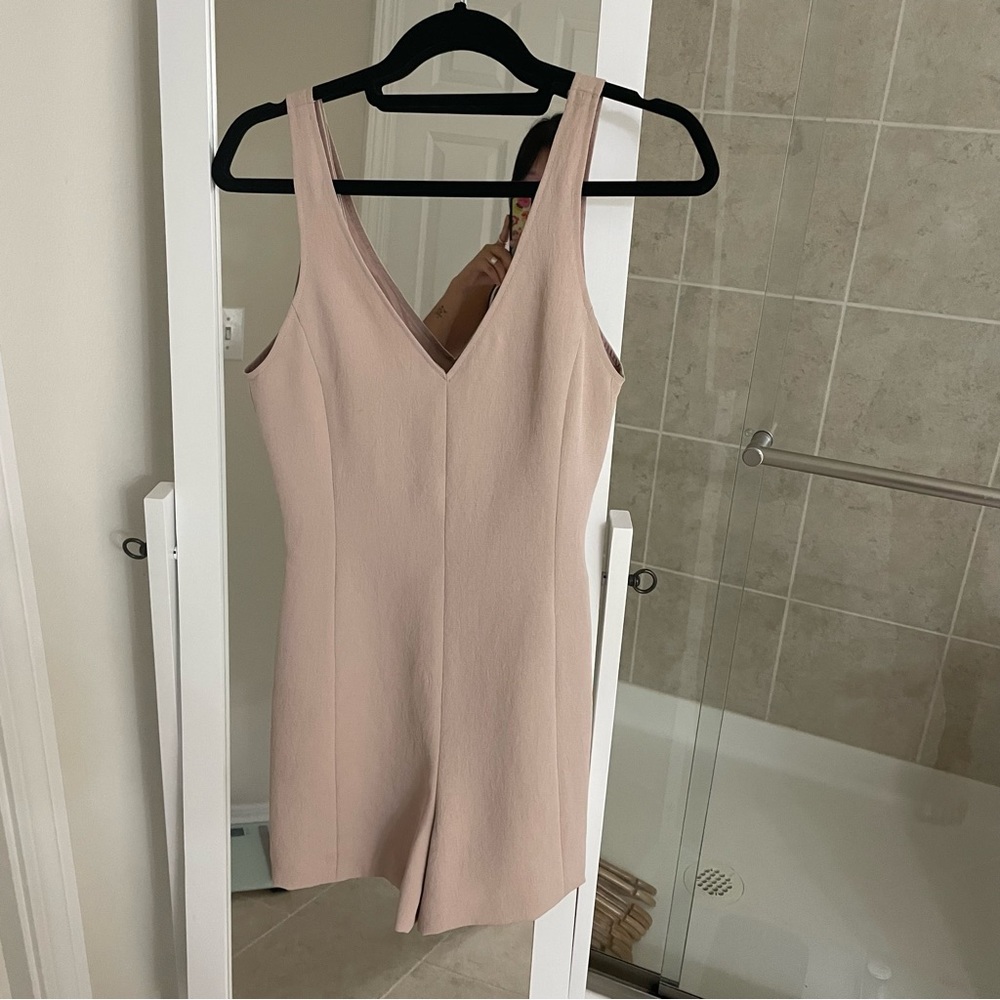 ARITZIA WILFRED DUSTY ROSE ROMPER